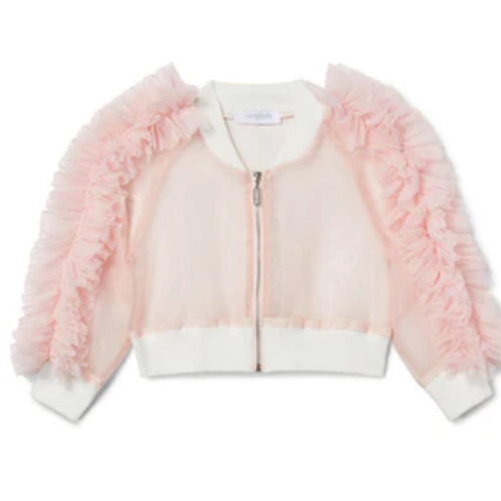 Pink Ruffled Kids Blouse